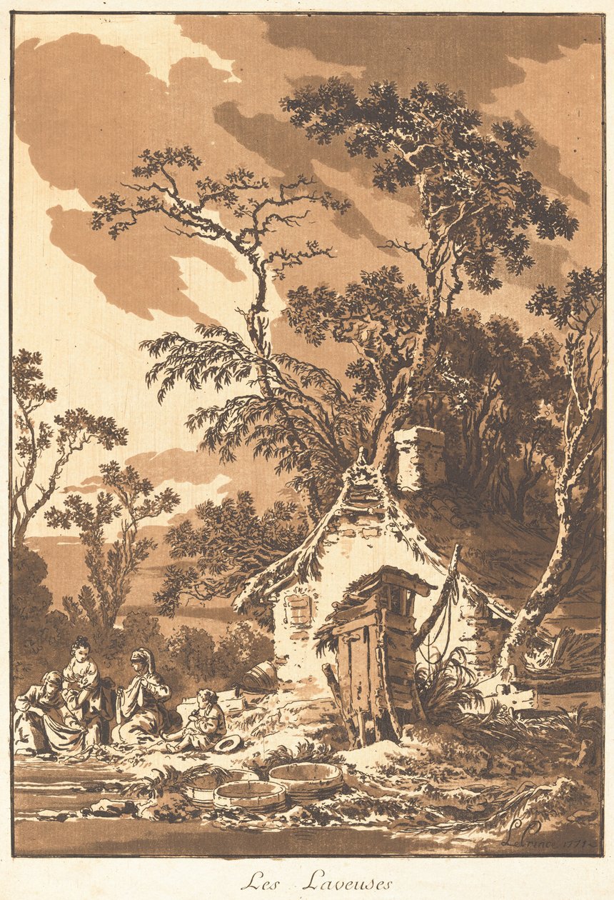 Vaskerinnene av Jean Baptiste Le Prince