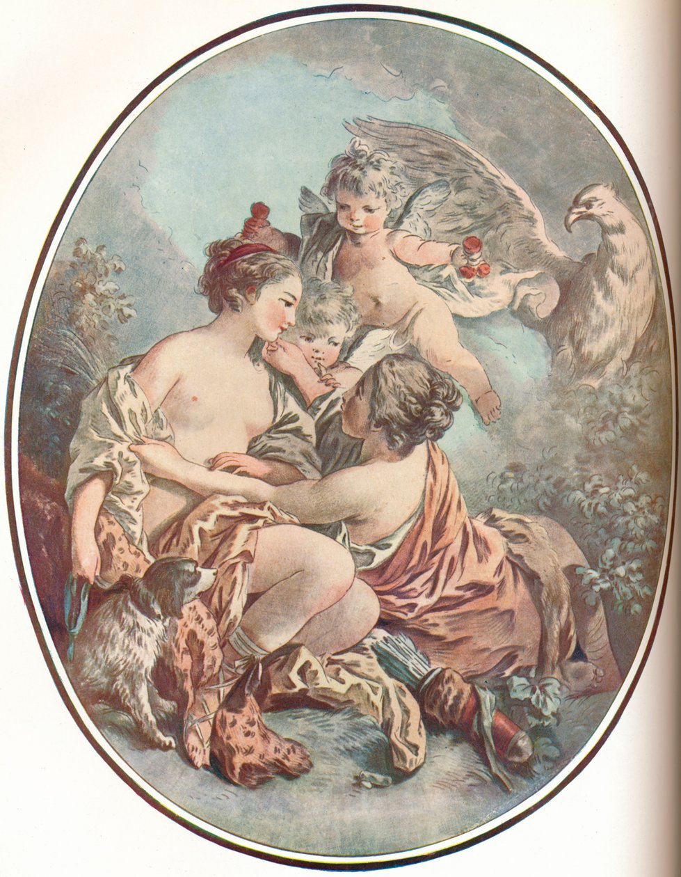 The Toilet of Venus, 1907 av Jean Baptiste Marie Huet
