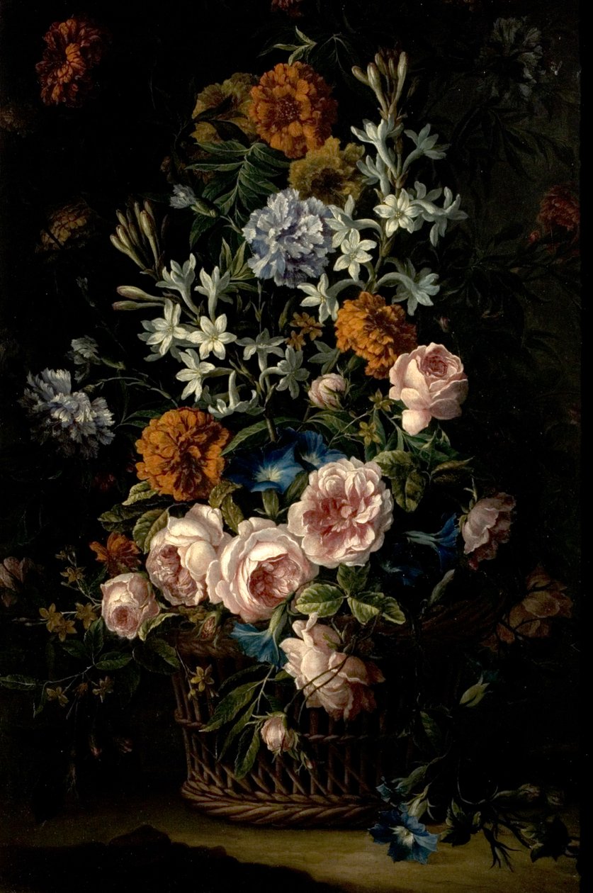 Blomster i en kurv av Jean Baptiste Monnoyer