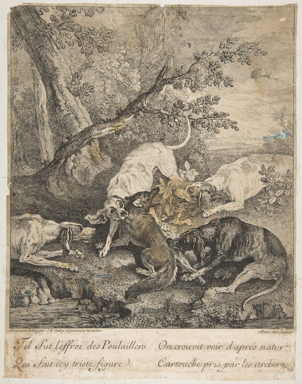 Revejakt, 1736. av Jean Baptiste Oudry