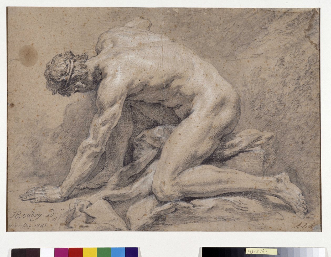 Mann studere av Jean Baptiste Oudry