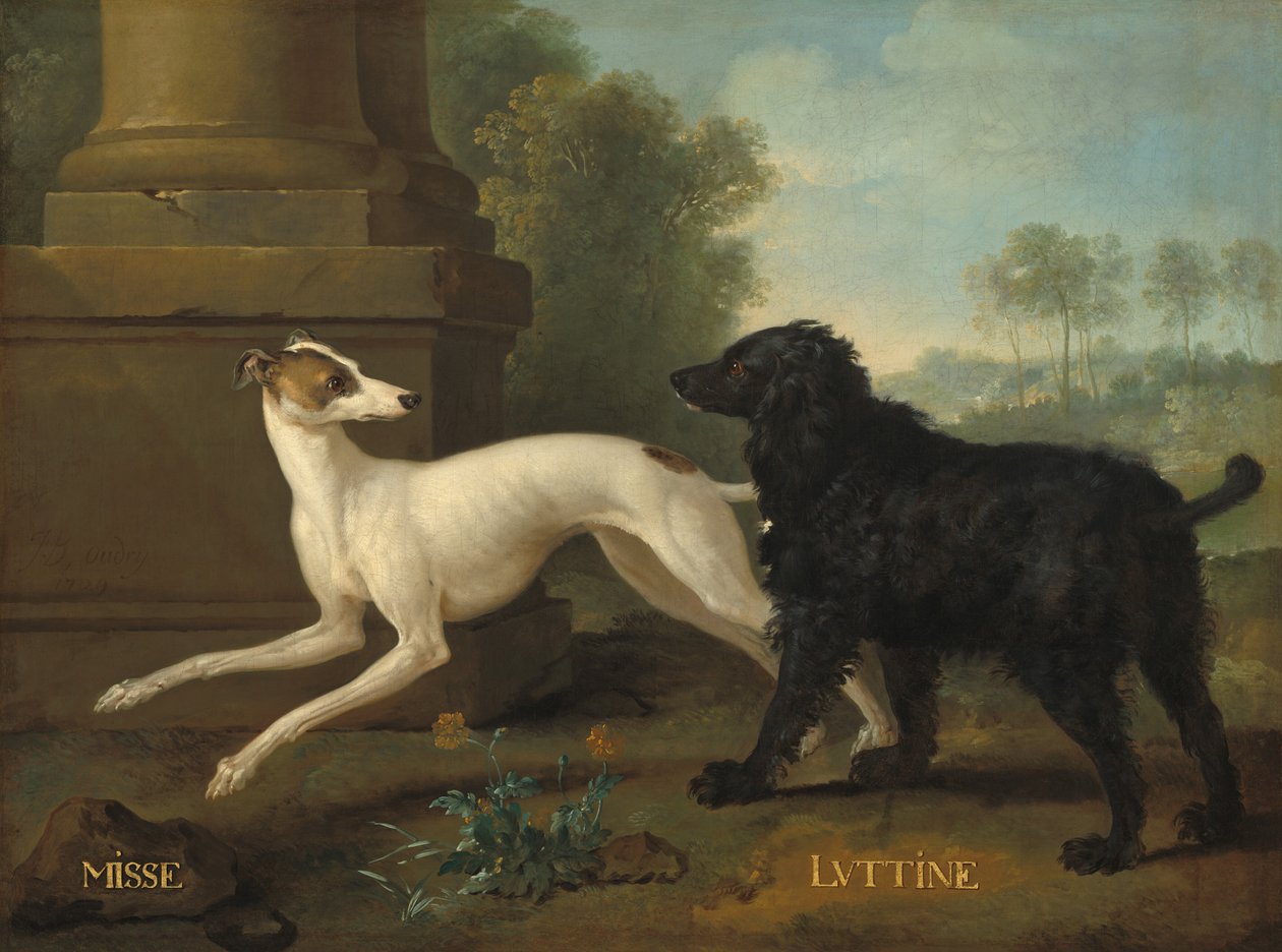 Frøken og Luttine av Jean Baptiste Oudry