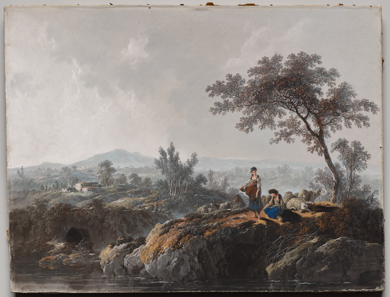 Hyrder i et landskap av Jean Baptiste Pillement