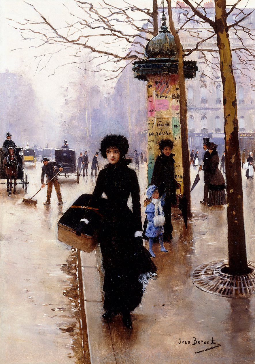 Til parisisk; En parisisk kvinne, av Jean Beraud