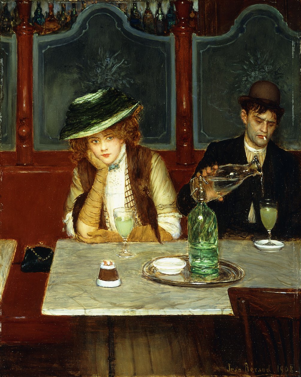 Absintdrikkerne, 1908 av Jean Beraud
