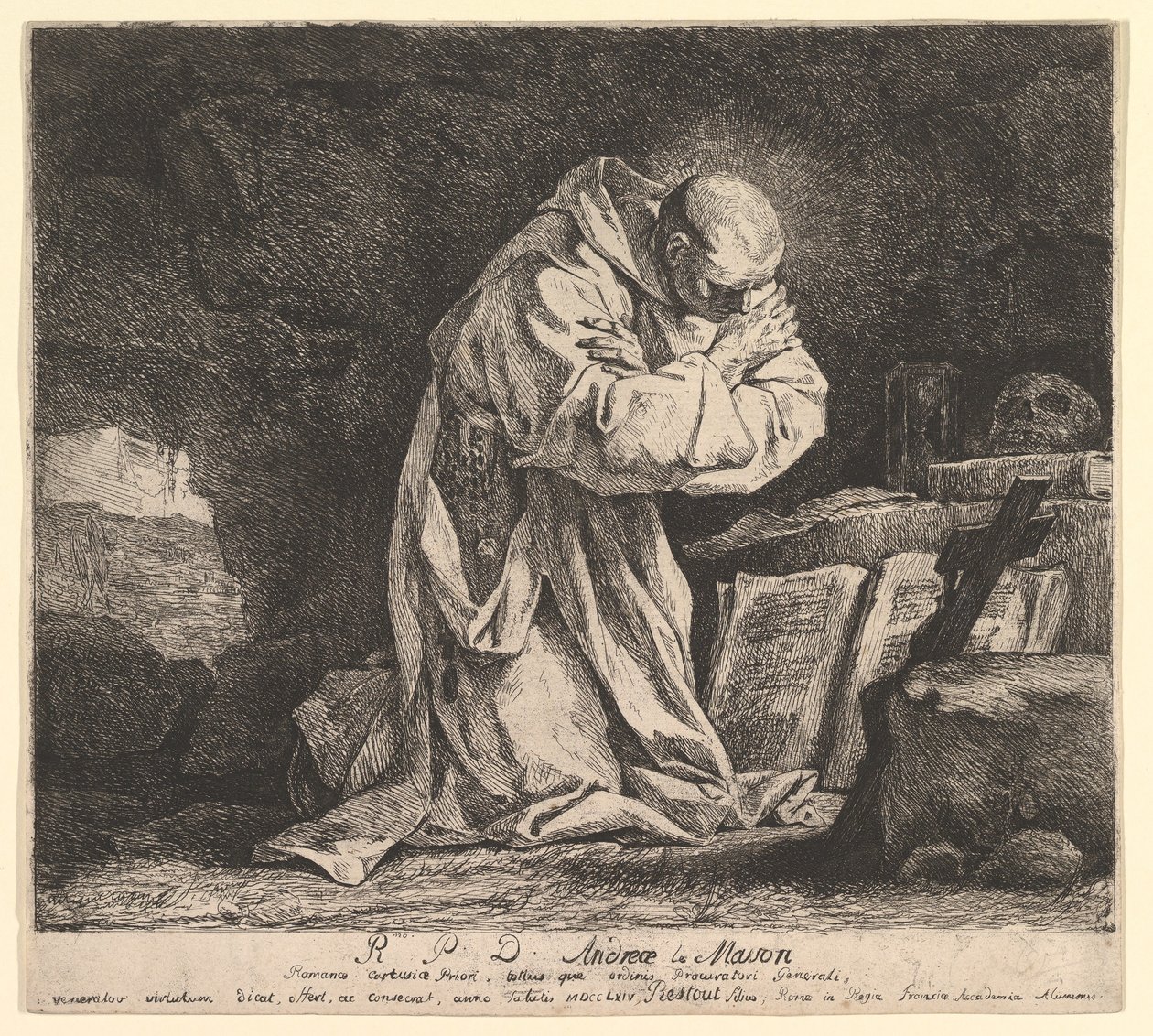 Saint Bruno, 1764. av Jean Bernard Restout