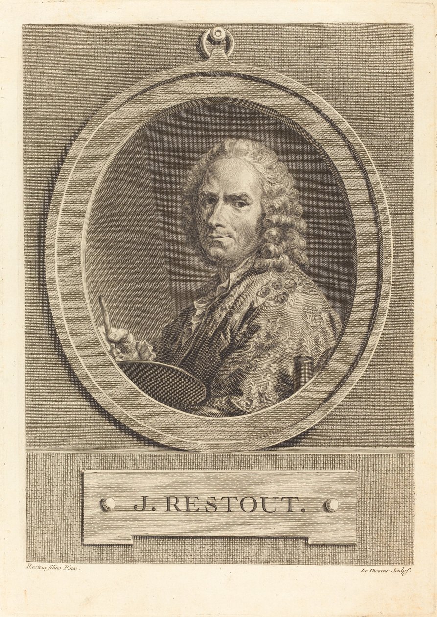 John Restout av Jean Charles Levasseur after Jean Bernard Restout