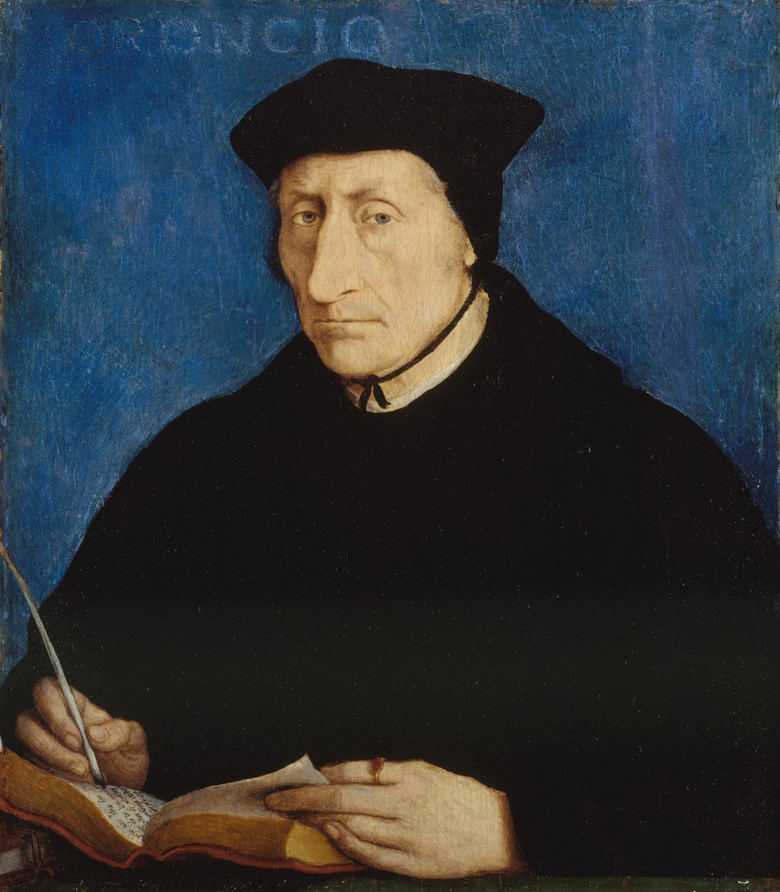 Guillaume Budé, ca. 1536 (olje på tre) av Jean Clouet