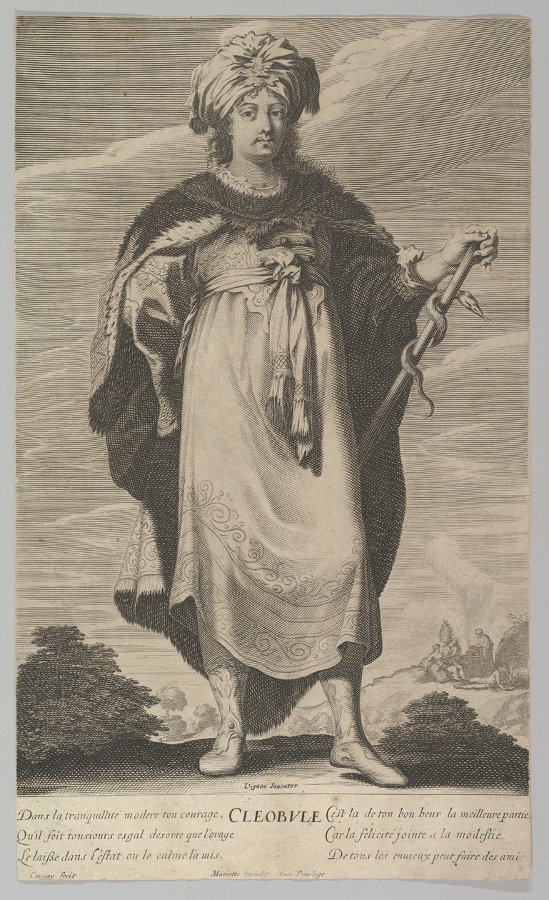 Cléobule, ca. 1639-40 av Jean Couvay