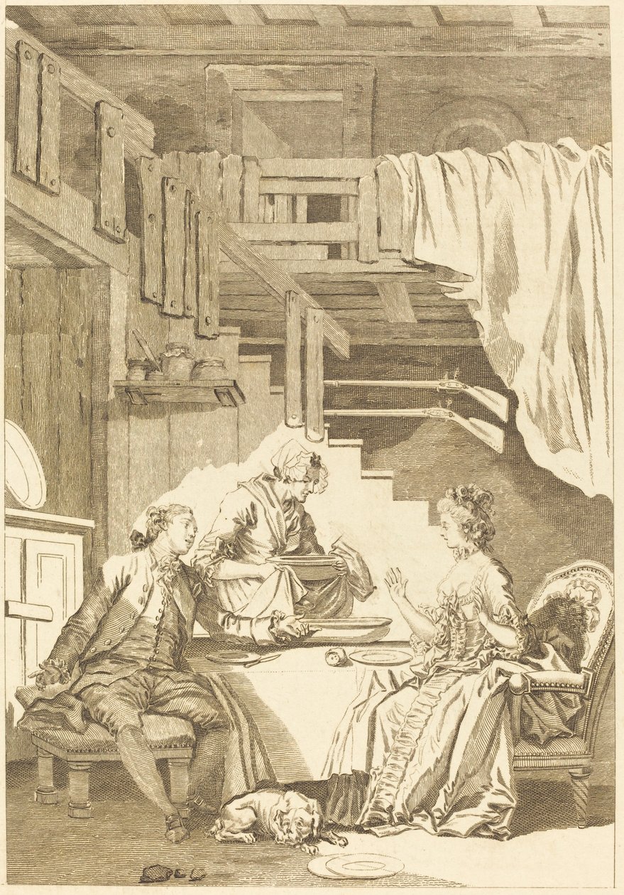 Falken av Jean Dambrun and Jean Baptiste Tilliard after Jean Honoré Fragonard
