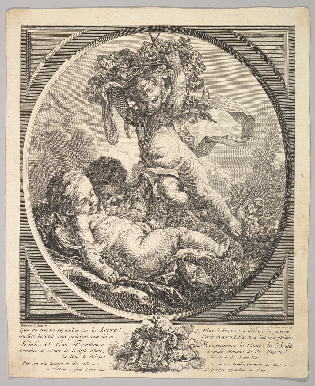 Jorden, ca. 1748. av Jean Daullé