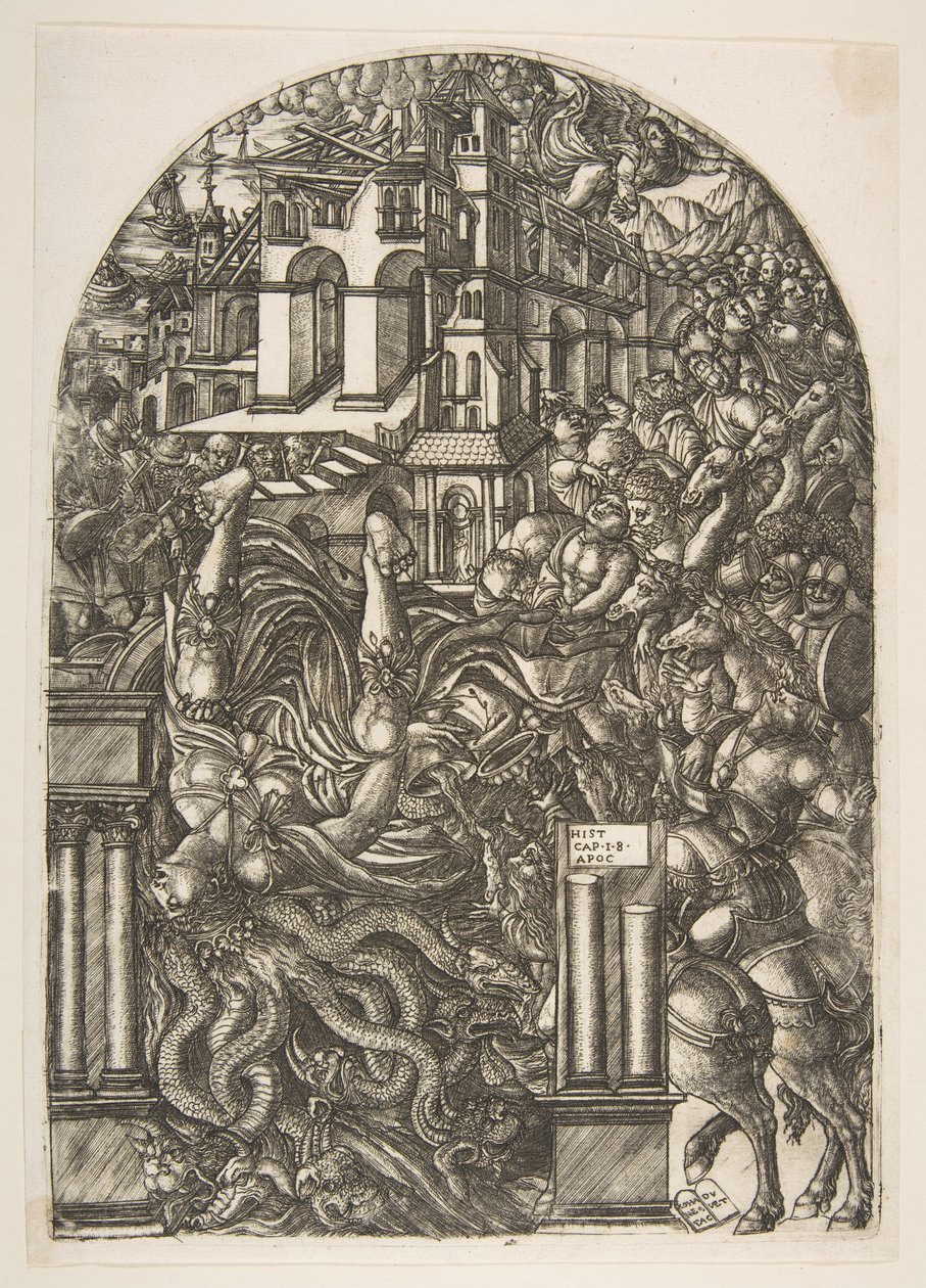 Babylons fall, fra Apocalypse.n.d. av Jean Duvet