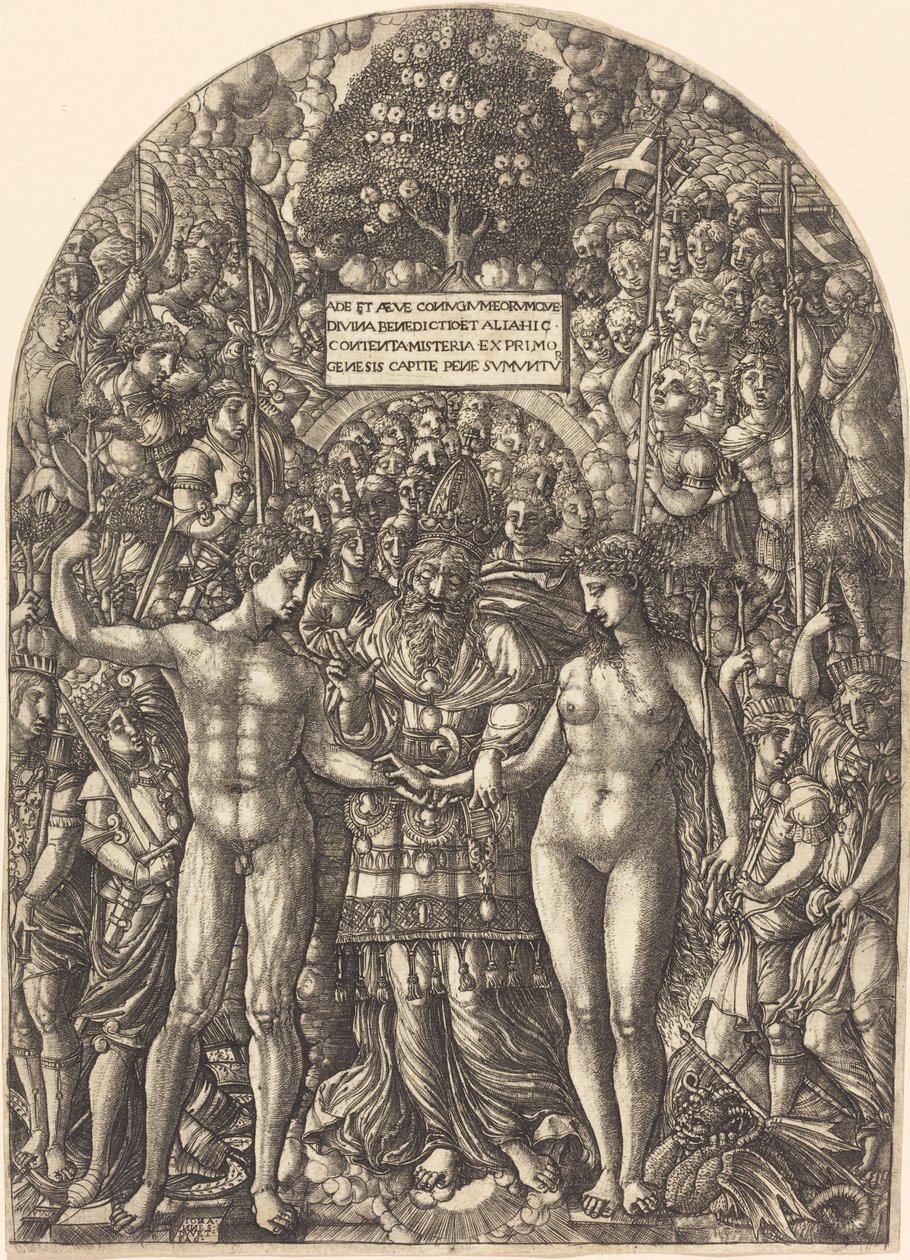 The Marriage of Adam and Eve   1230709   no       norwegian Successfully Translated  Original: Ms Hunter 6 f.1r A man making his will, from Lectura super Infortiato by Bartoli de Saxoferrato (1314-57) (vellum) Translat: Ms Hunter 6 f.1r A man making his wi av Jean Duvet