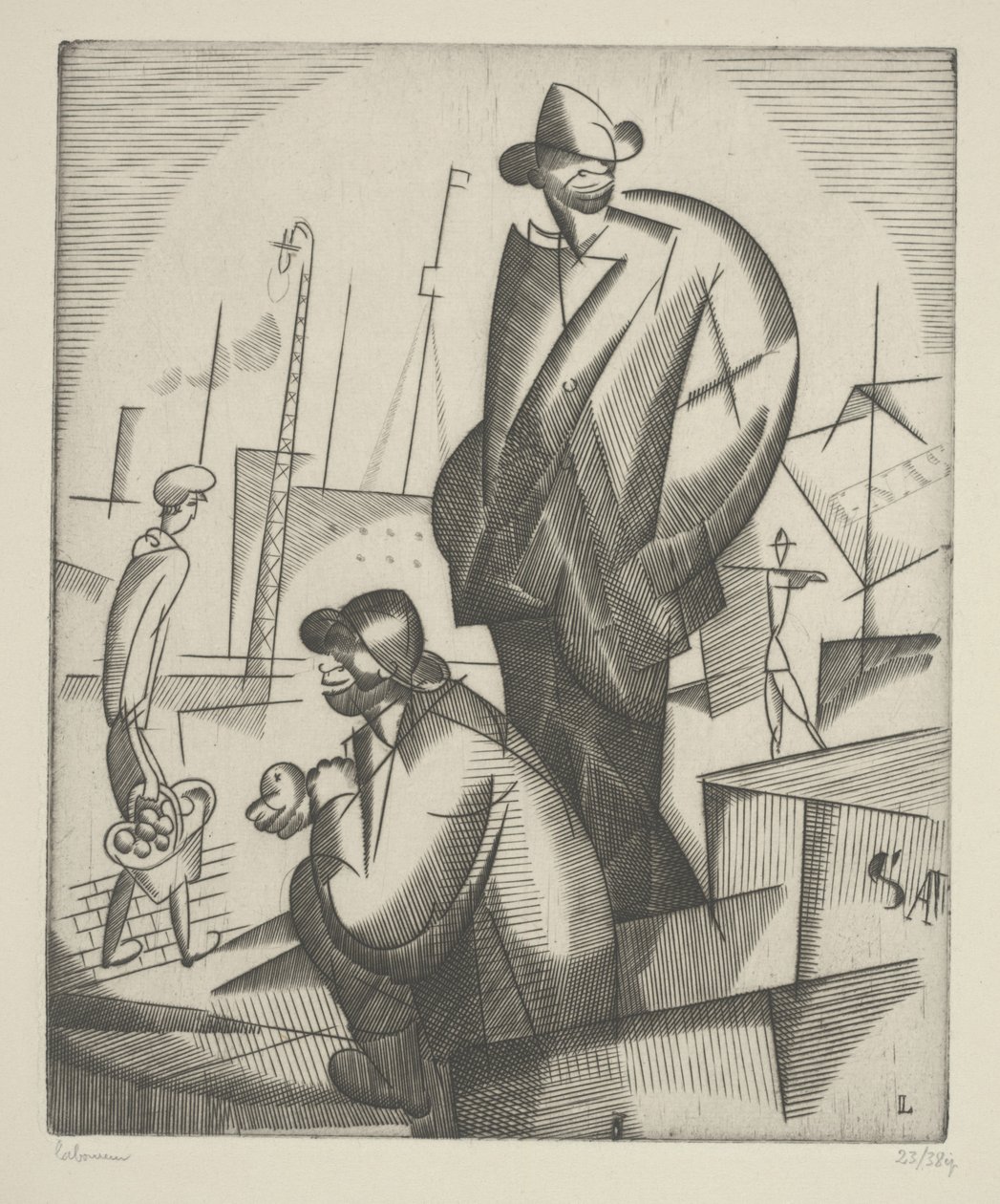 Black Dockers av Jean Emile Laboureur