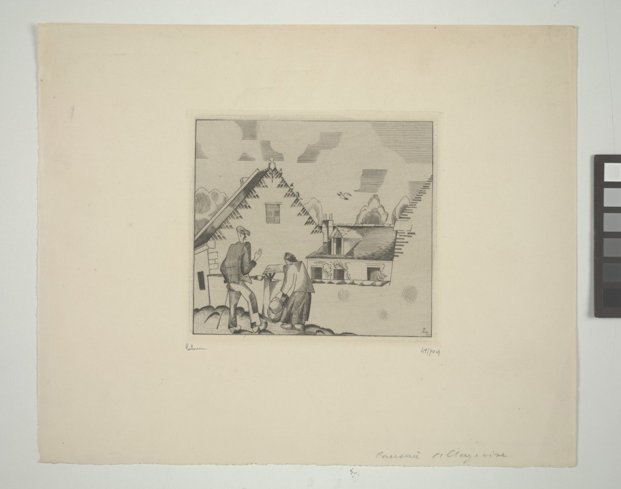 Landsbysladder av Jean Emile Laboureur