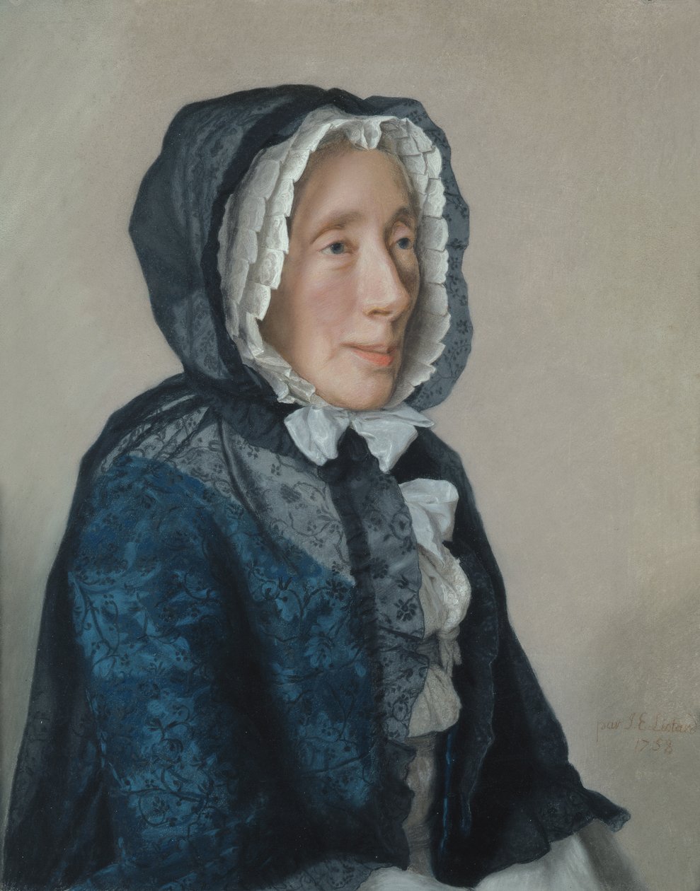 Portrett av Madame Tronchin, 1758 av Jean Étienne Liotard