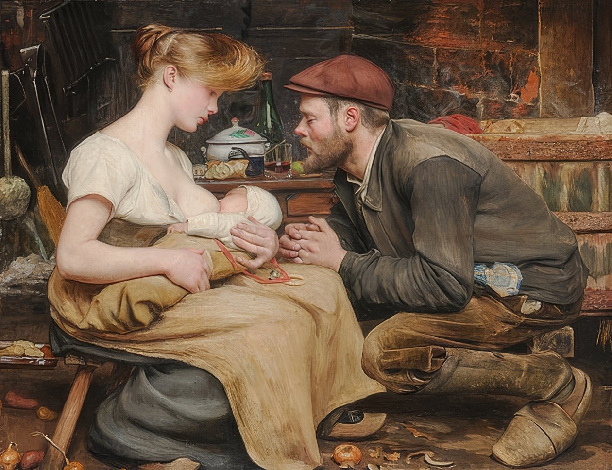 Foreldres lykke. 1903 av Jean Eugene Buland