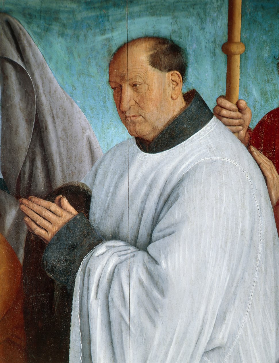 Frankrike, Nouans-les-Fontaines, St Martins kirke, Pieta av Jean Fouquet