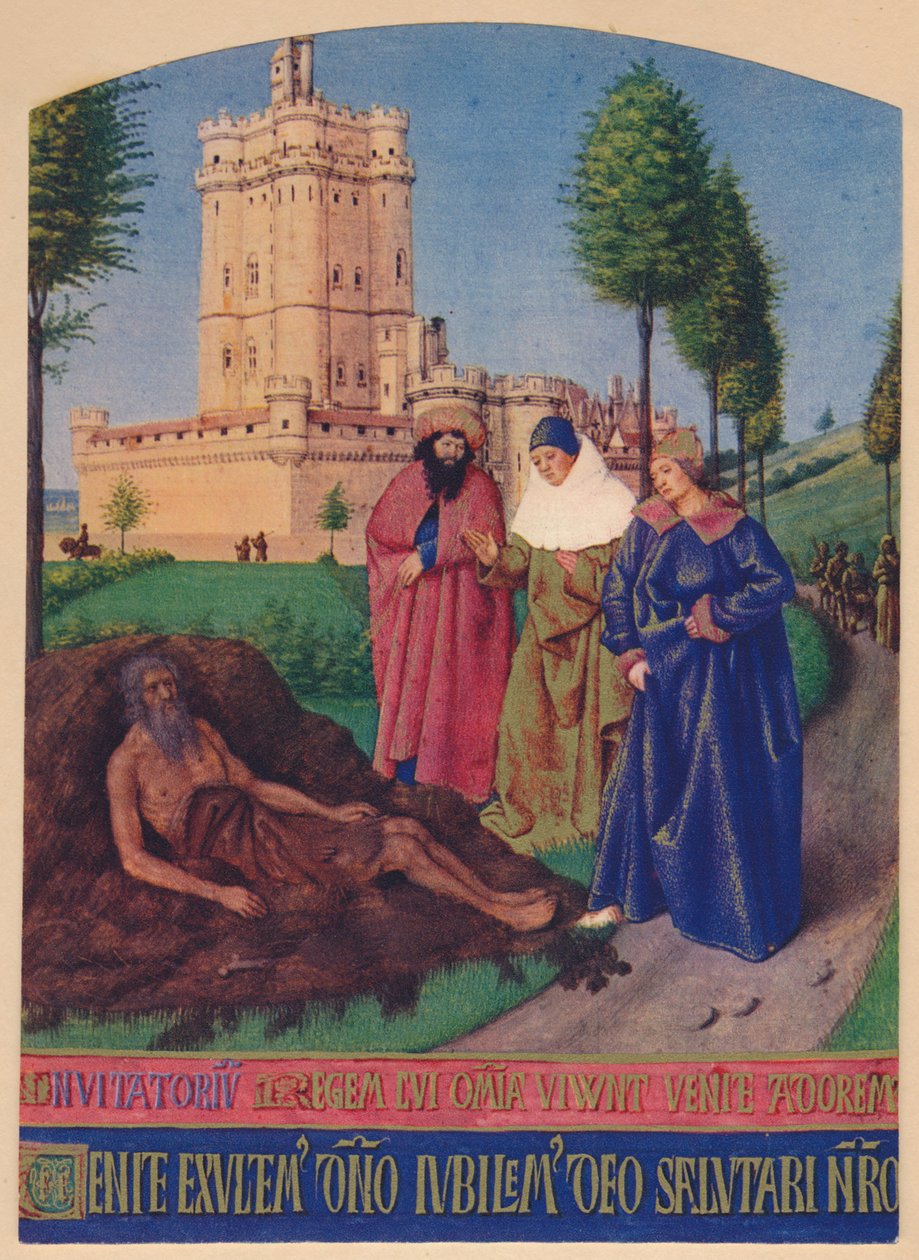 Job, c1455, 1939 av Jean Fouquet