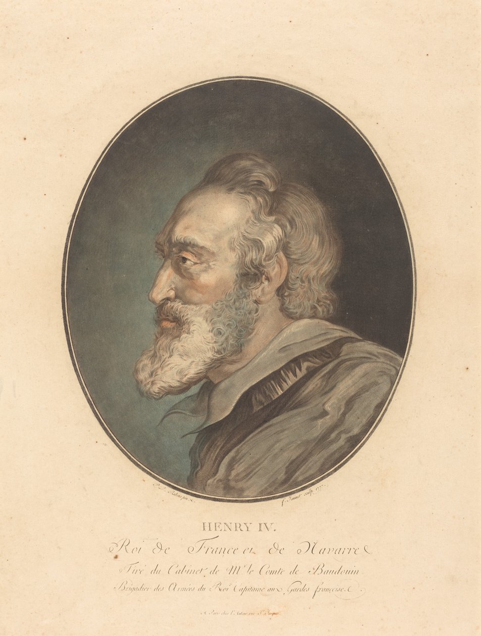 Henrik IV, 1777. av Jean Francois Janinet