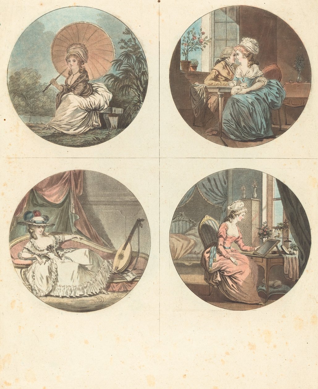 Timene på døgnet. av Jean Francois Janinet