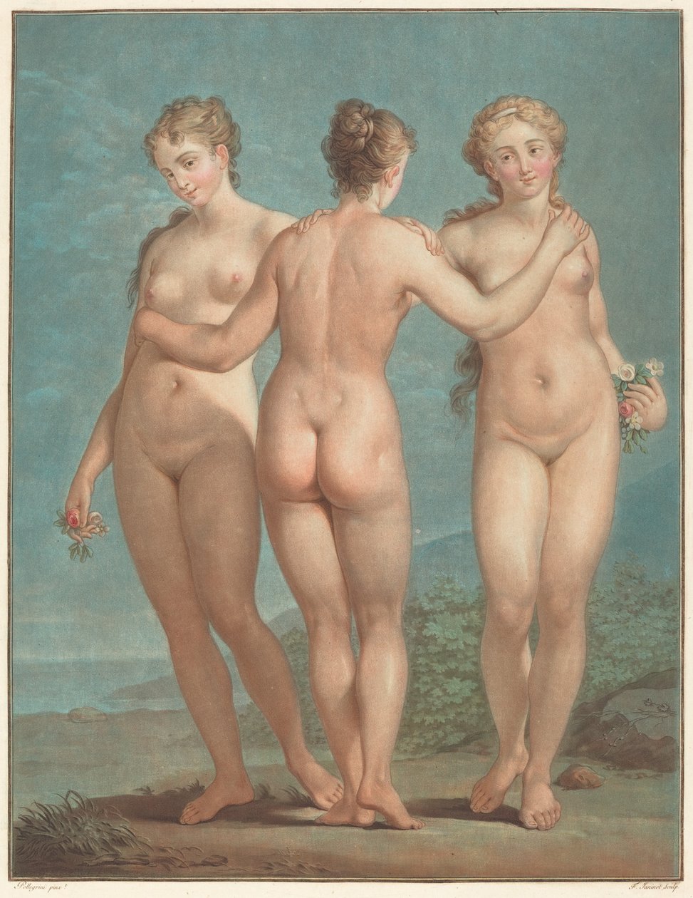 De tre nådene. av Jean Francois Janinet