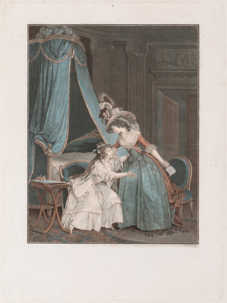 Indiskresjonen, 1788. av Jean Francois Janinet