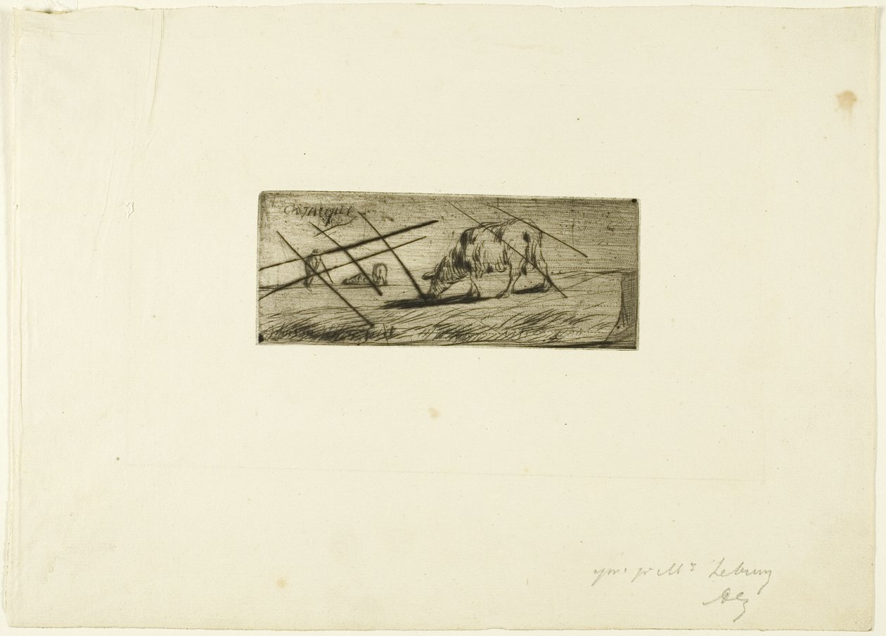 En sau på beite av Jean Francois Millet