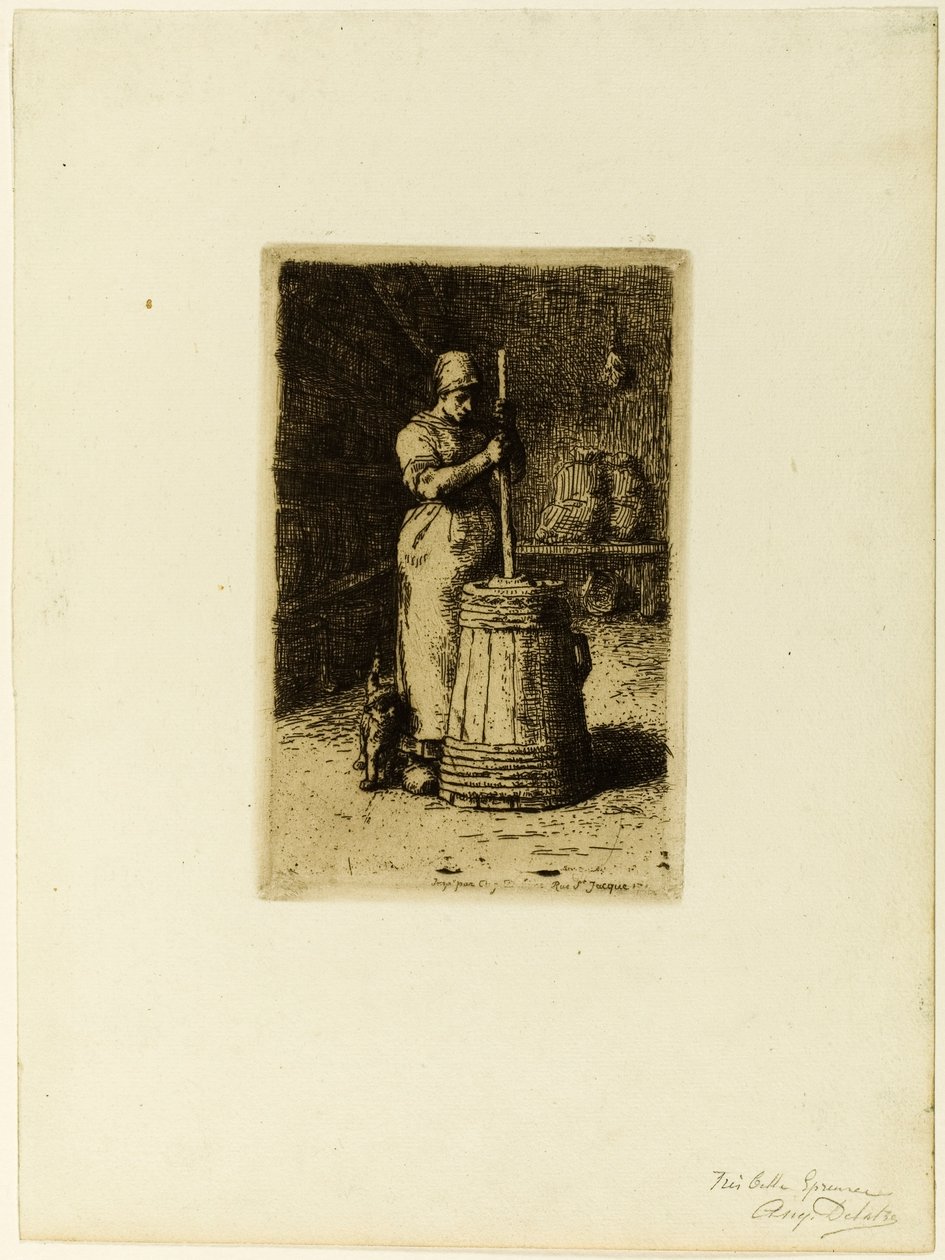 En kvinne kjerring av Jean Francois Millet