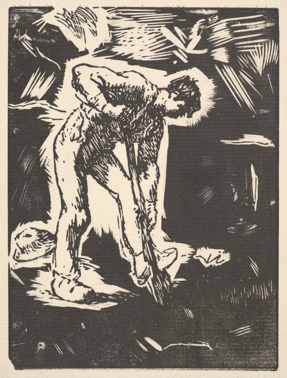 Digger, 1863. av Jean Francois Millet