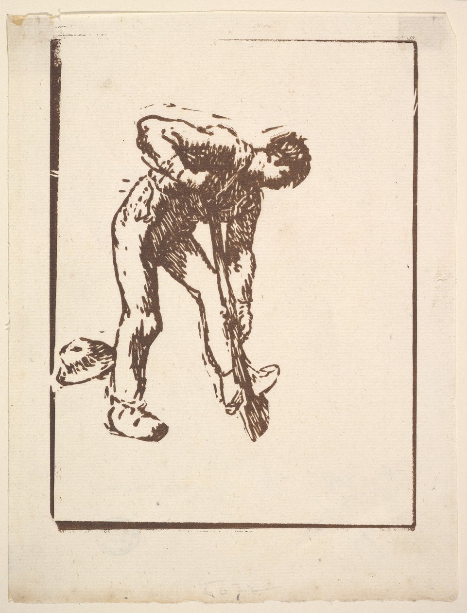 Digger, 1863. av Jean Francois Millet