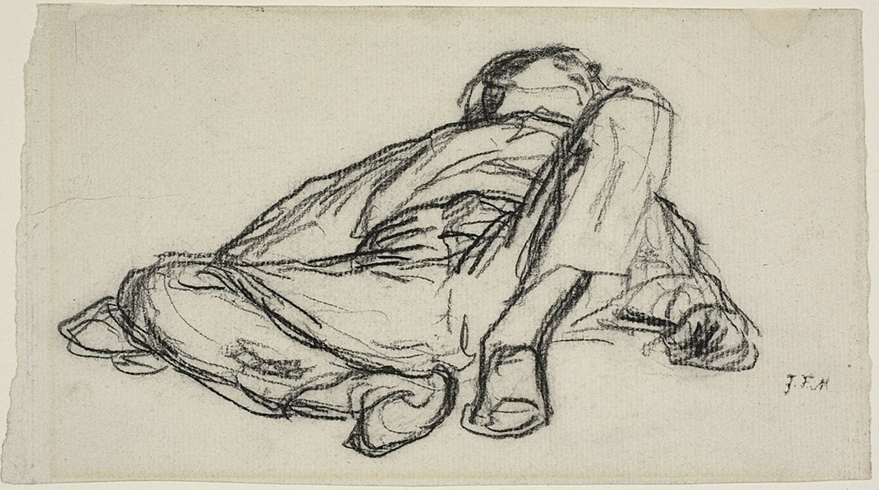 Sovende bonde av Jean Francois Millet