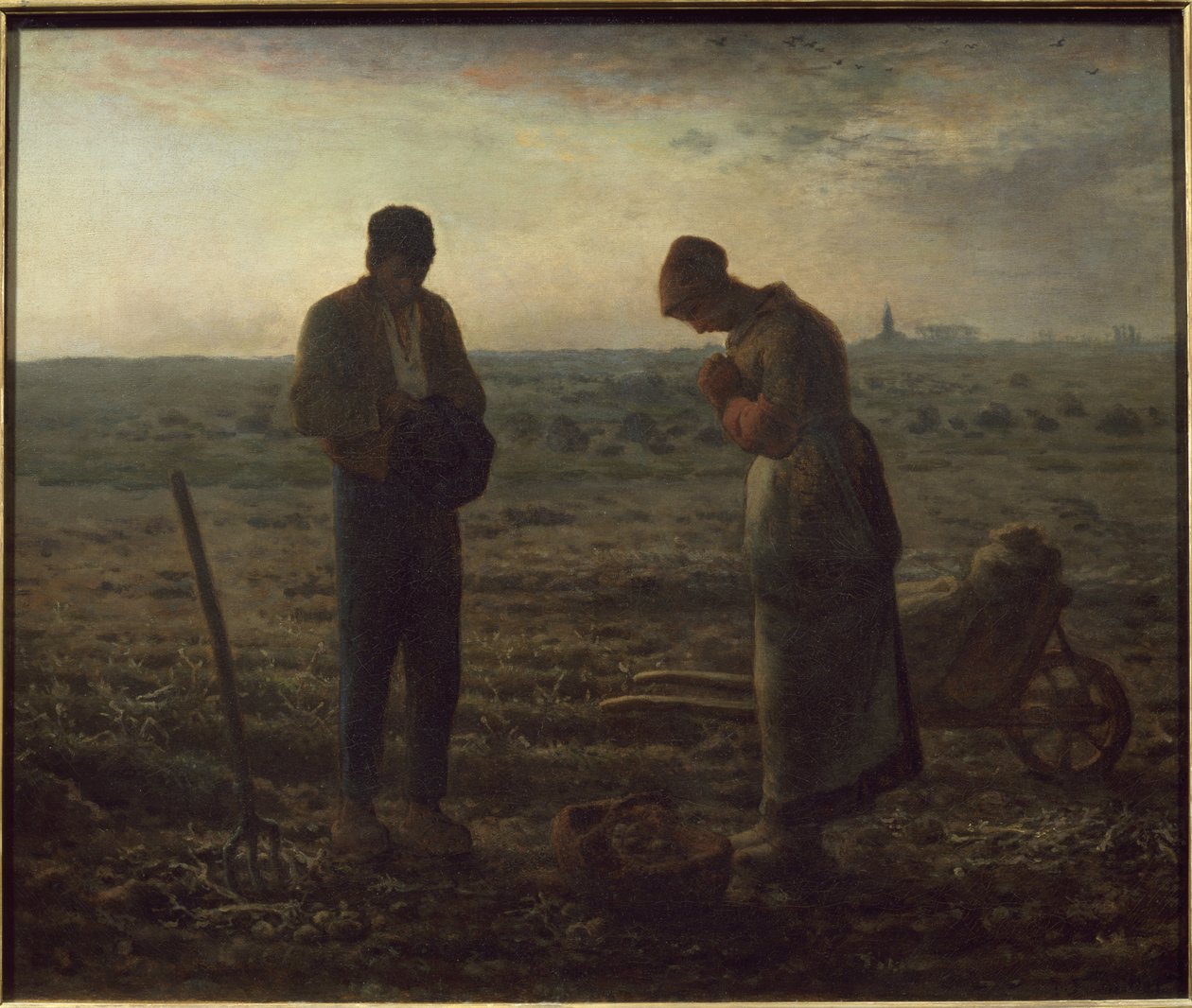 The Angelus - olje på lerret av Jean Francois Millet