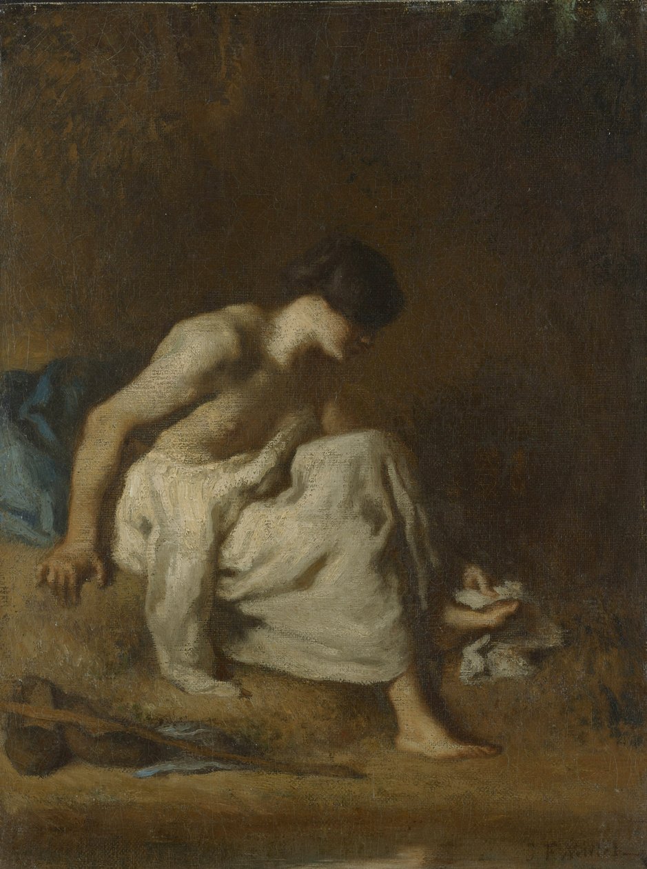 Baderen, 1846–48 av Jean Francois Millet