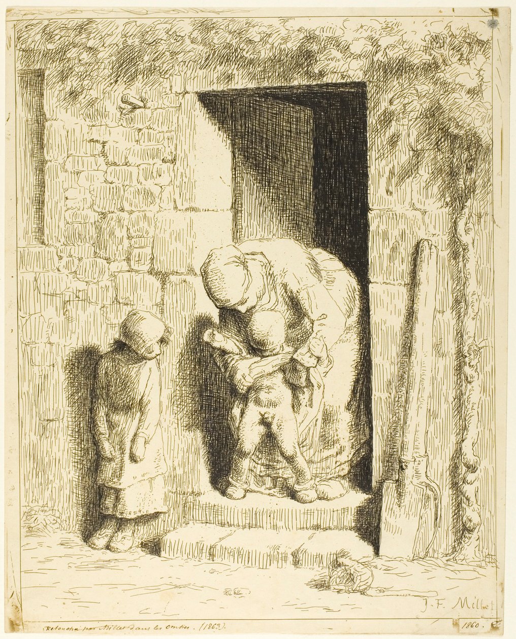 Mors forholdsregel av Jean Francois Millet