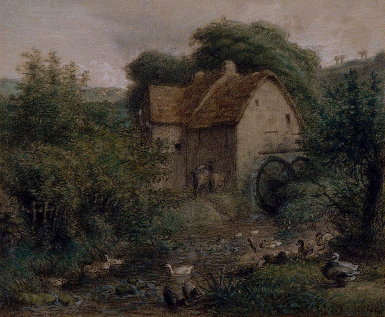 Den gamle møllen av Jean Francois Millet