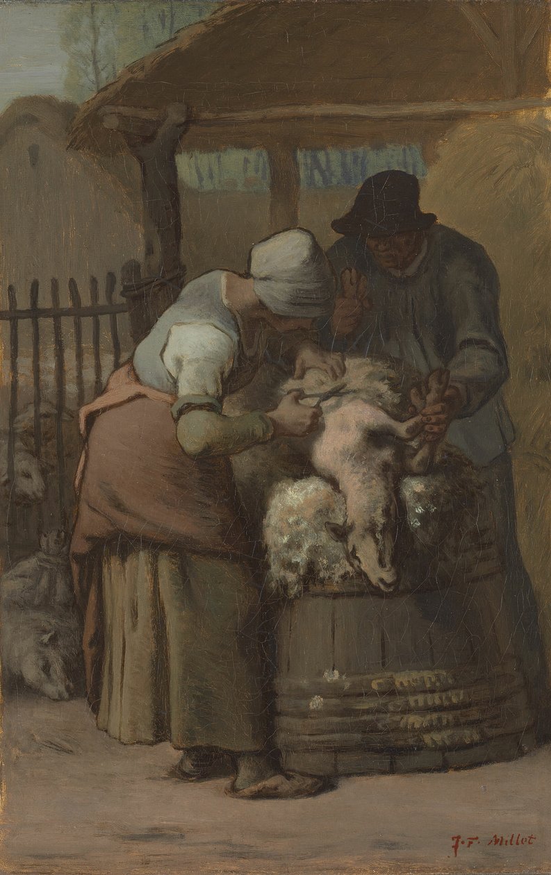 Saueklipperne, 185761. av Jean Francois Millet