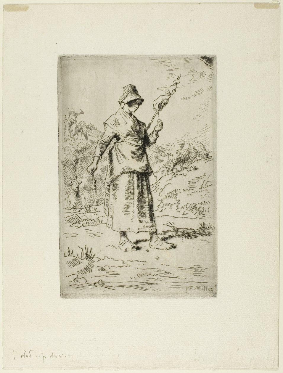 Spinneren av Jean Francois Millet