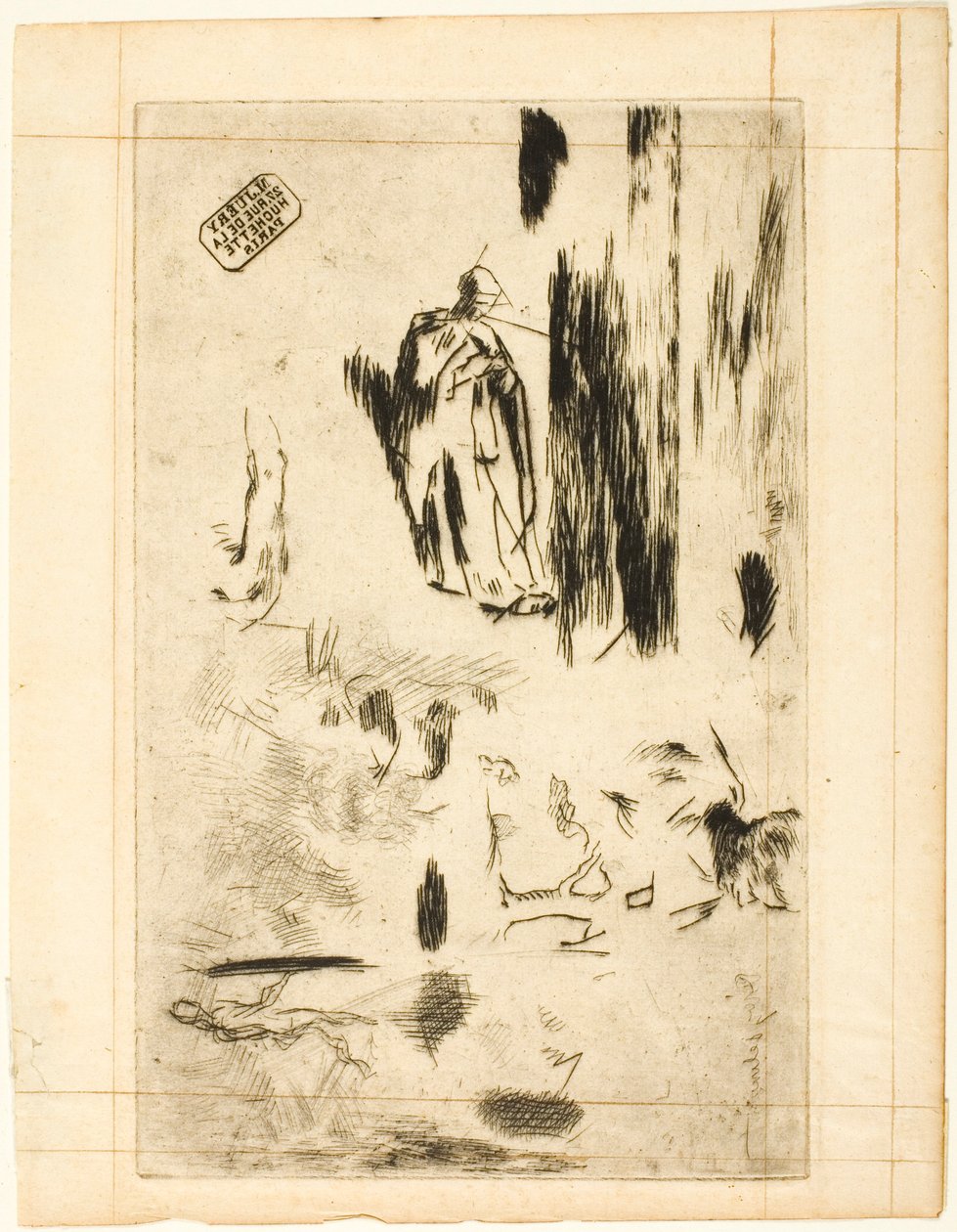 Ulike skisser av Jean Francois Millet