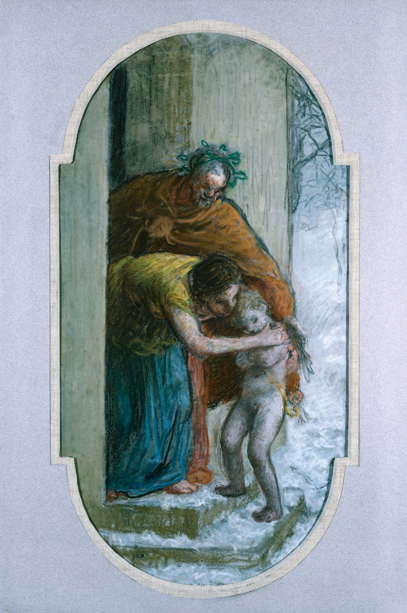 Vinter, ca. 1864 av Jean Francois Millet