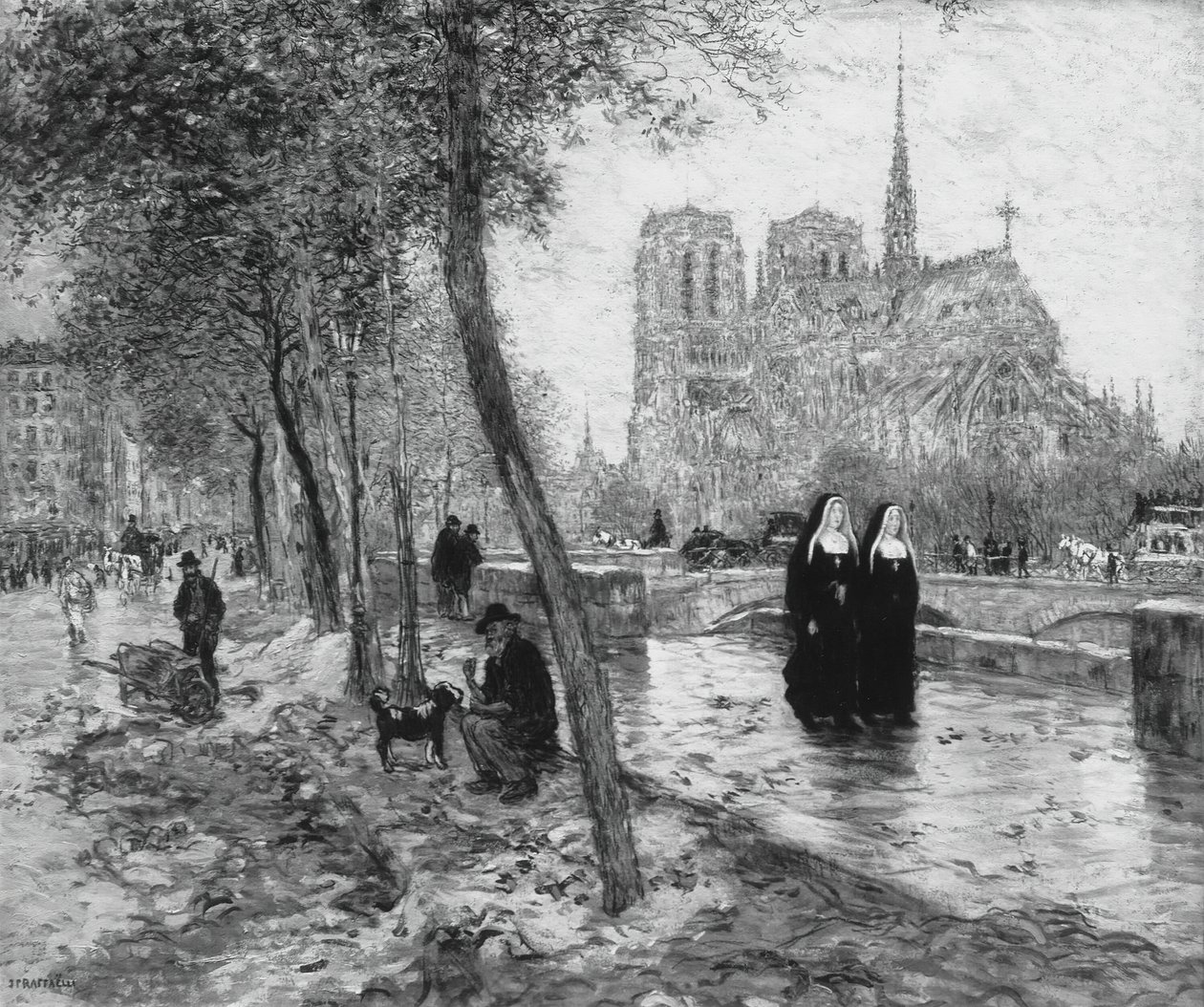 Vår Frue av Paris, 189095. av Jean Francois Raffaelli