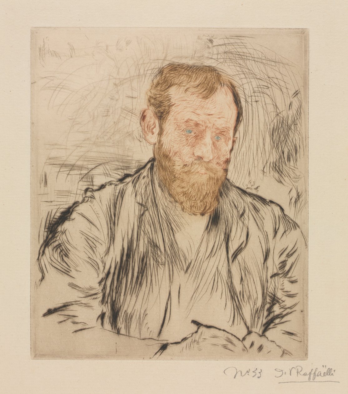 Selvportrett av Jean Francois Raffaelli