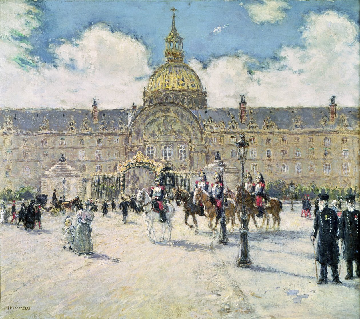 Hotel des Invalides av Jean Francois Raffaelli