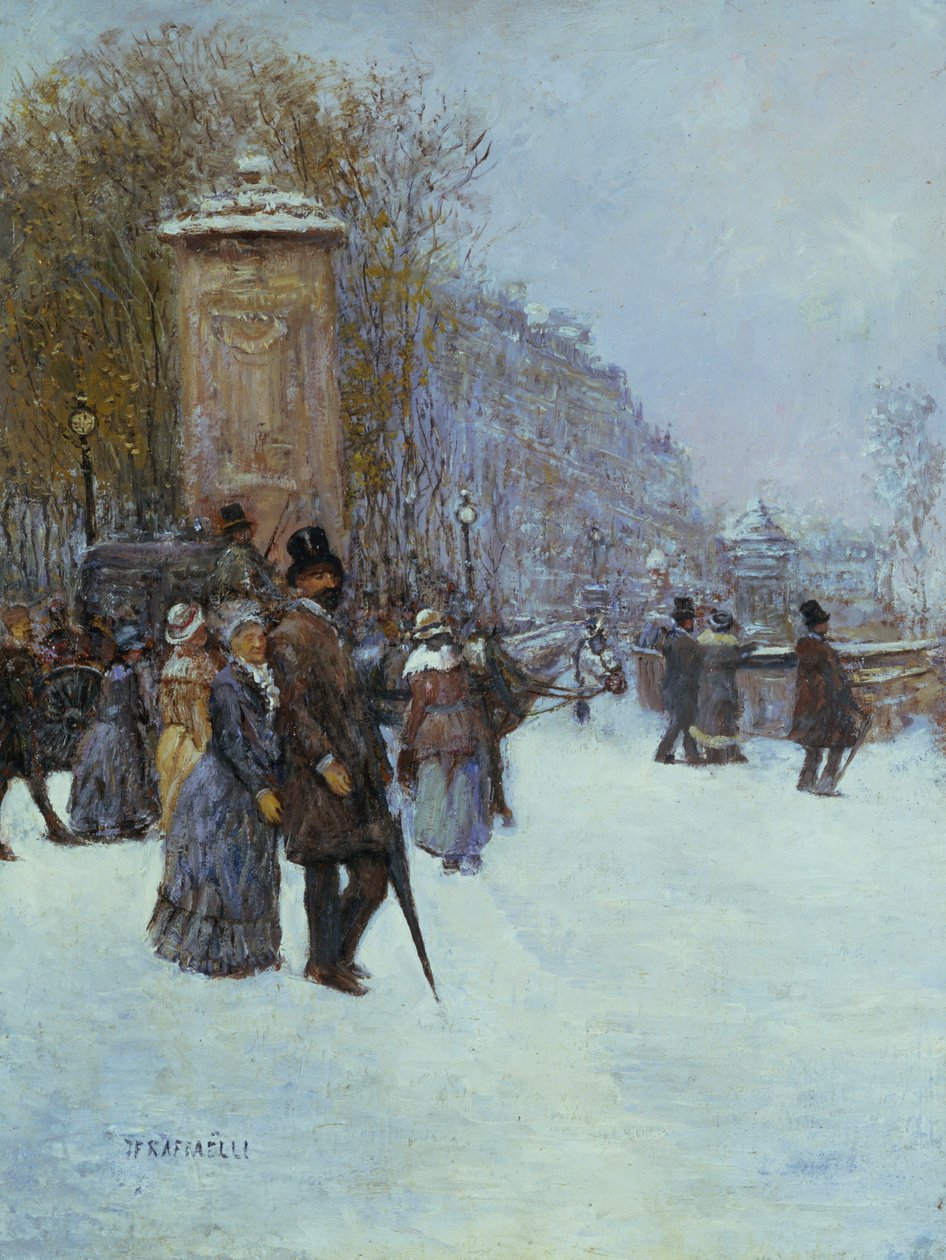 Promenaden i Paris av Jean Francois Raffaelli