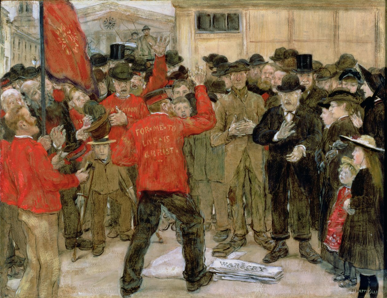 Frelsesarmeen av Jean Francois Raffaelli