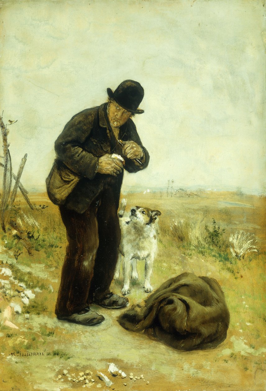 Vagabonden, 1879 av Jean Francois Raffaelli