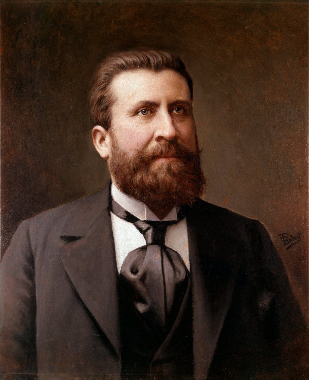 Jean Jaures, ca. 1900 av Jean François Batut