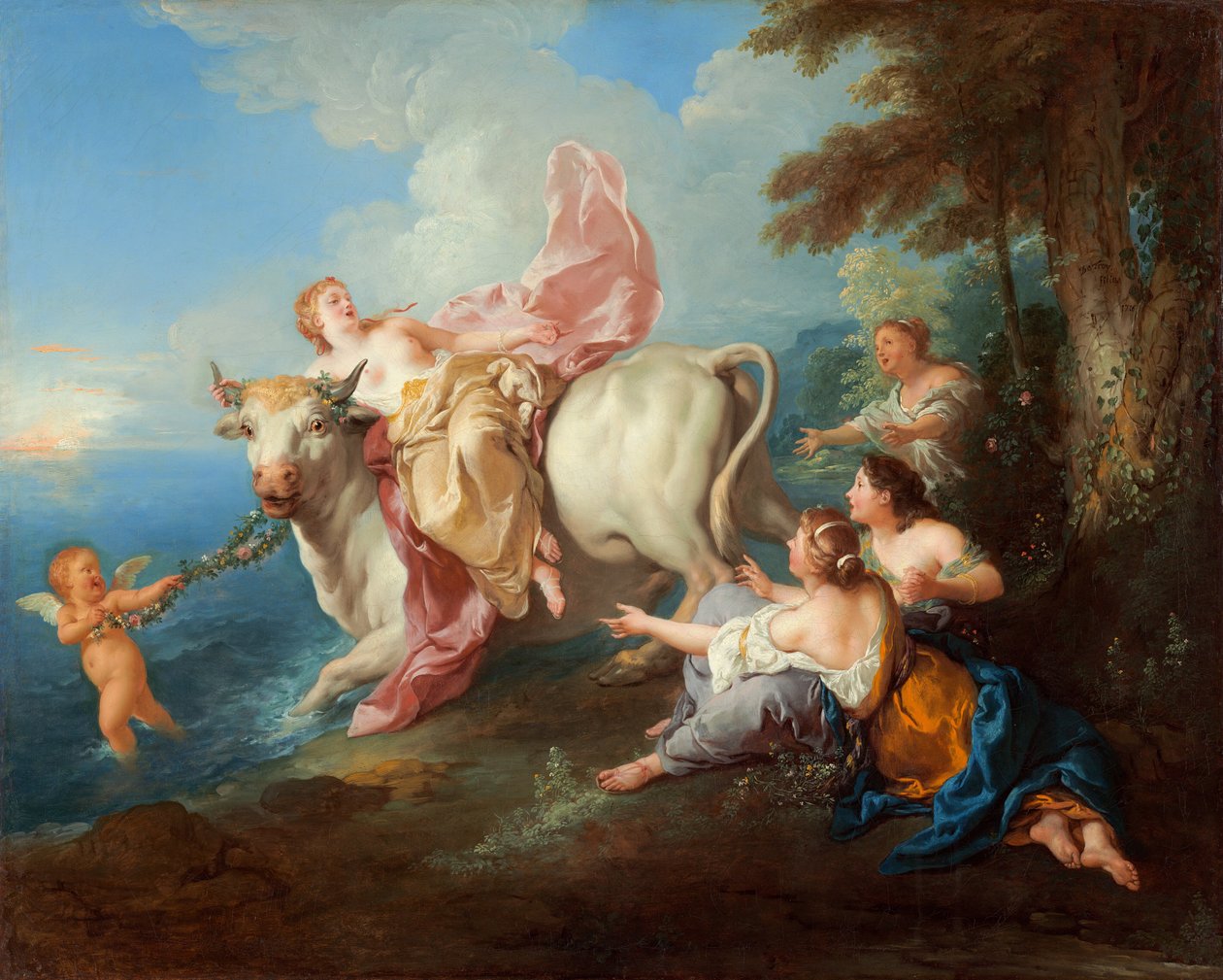 Bortføringen av Europa, 1716. av Jean François de Troy