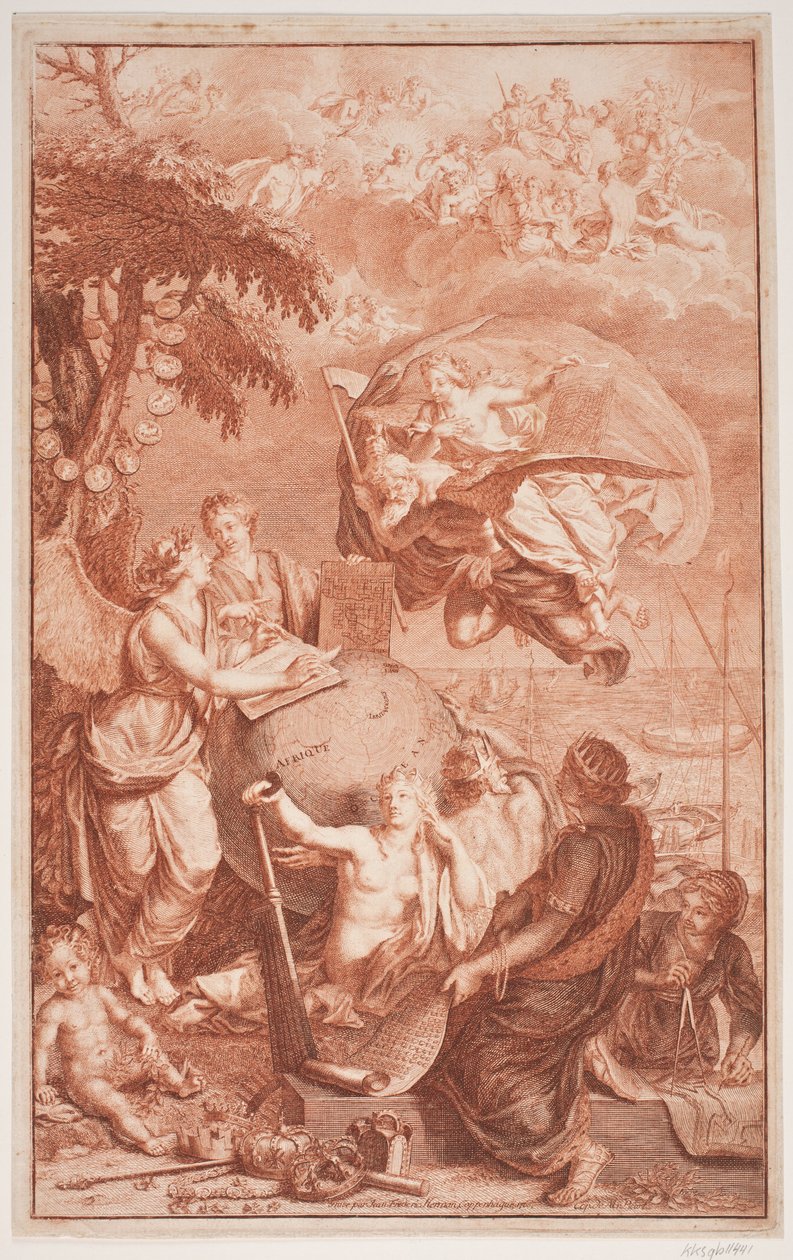 Allegori om frakt av Jean Frederic Herman