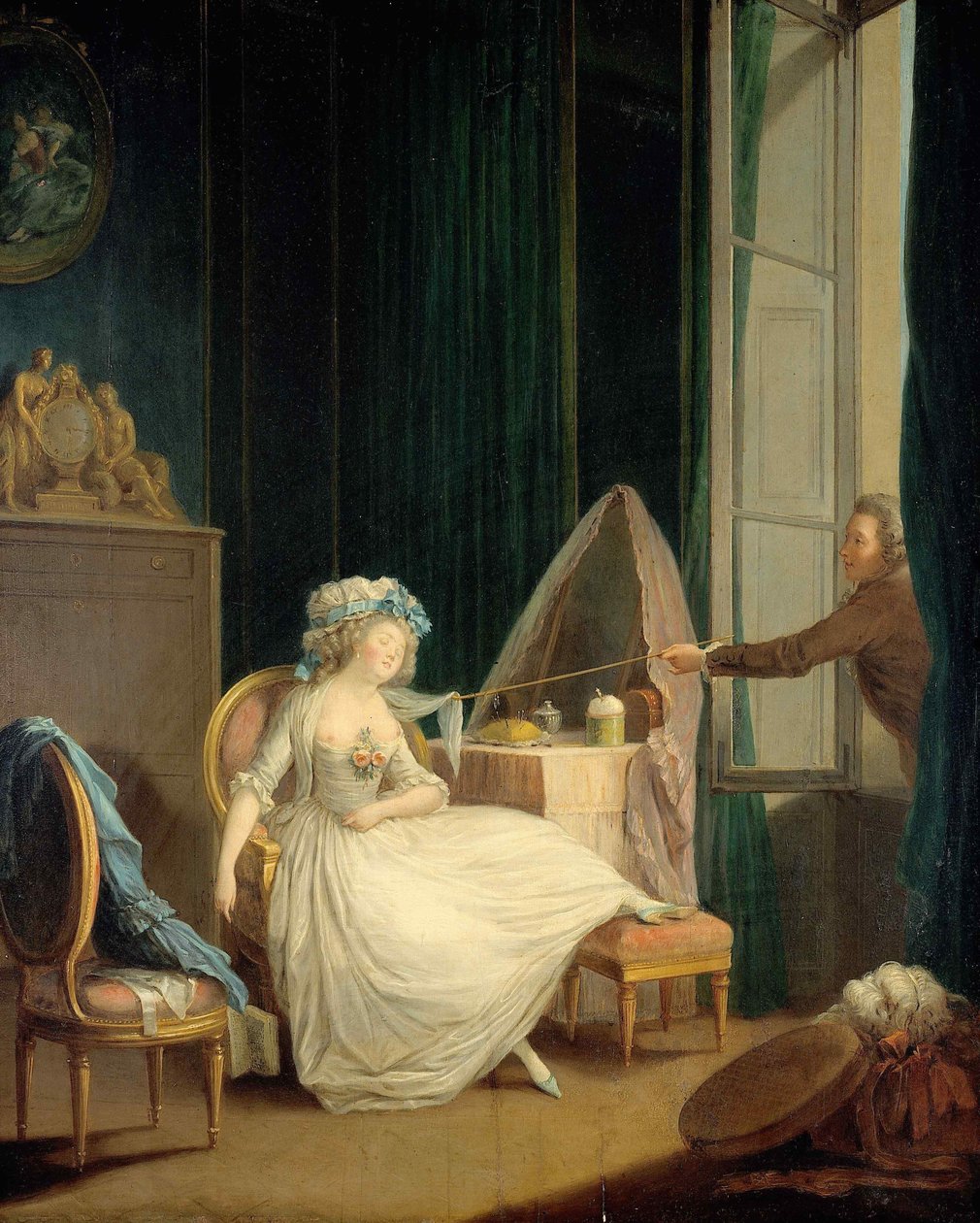 Frivol kjærlighet, ca. 1780. av Jean Frederic Schall